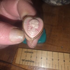 Heart Shaped Ladies Head Classic Cameo Mold, Jewelry Making - Resin / Clay